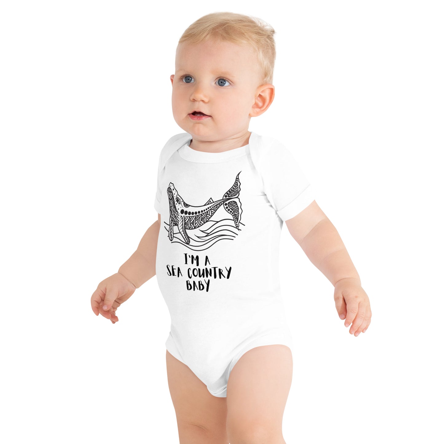 I'm A Sea Country Baby Short Sleeve One Piece