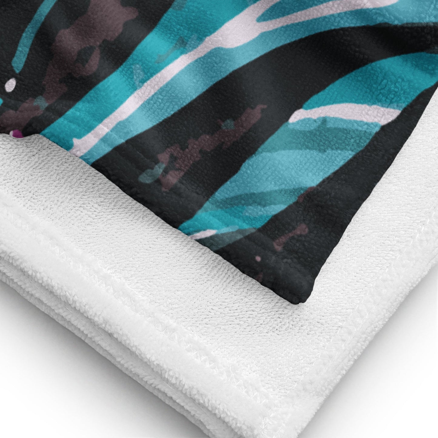 Flowers and Butterflies Collection Towel - Aboriginal Art by Lani