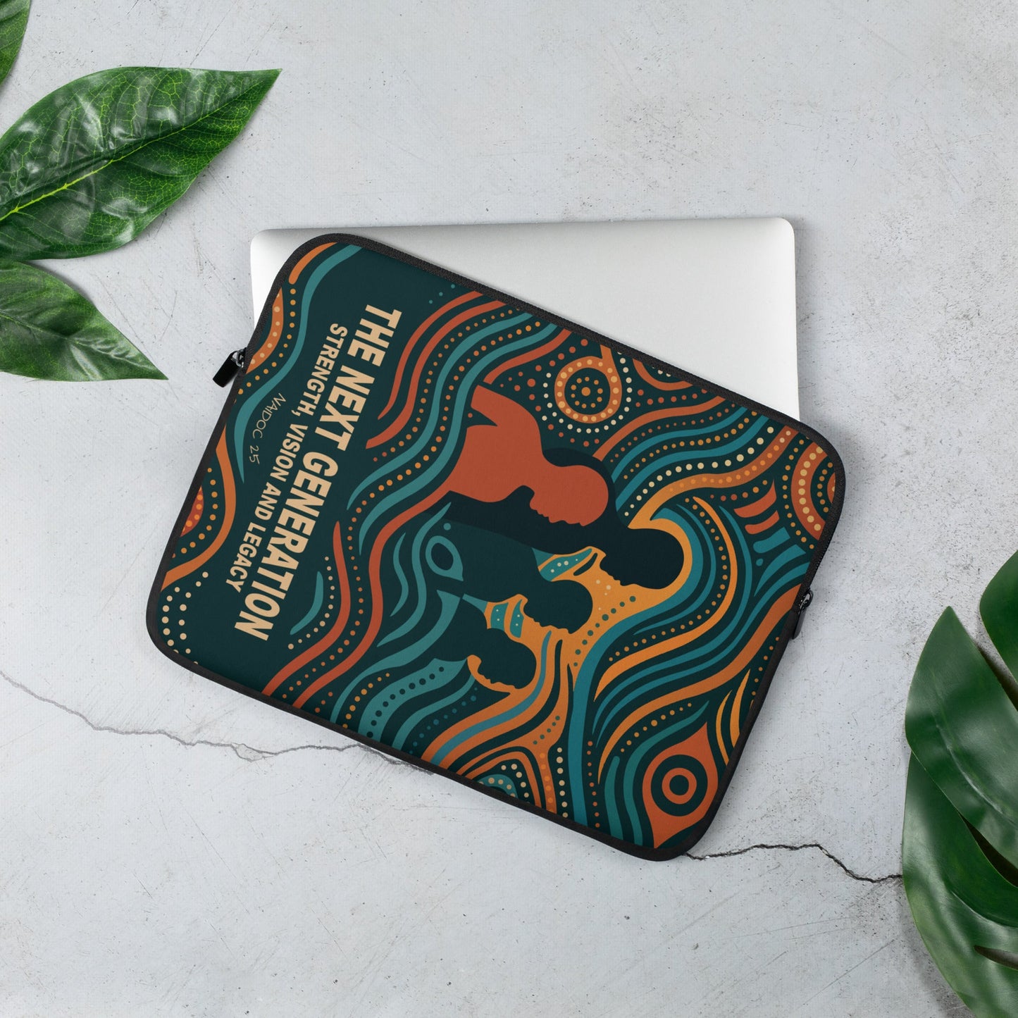 NAIDOC 25 "The Next Generation" Laptop Sleeve - Aboriginal Art by Lani