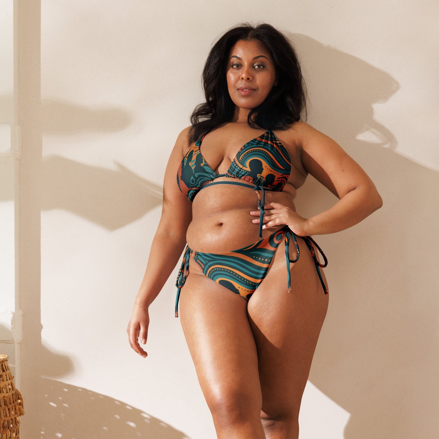 NAIDOC 25 " The Next Generation" String Bikini Set - Aboriginal Art by Lani