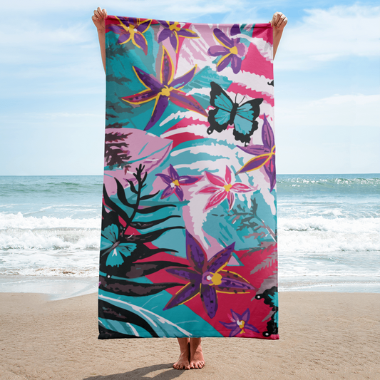 Flowers and Butterflies Collection - Towel