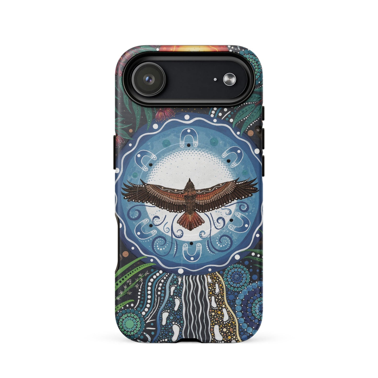 Walu - ma - rra MagSafe® tough case for iPhone® - Aboriginal Art by Lani