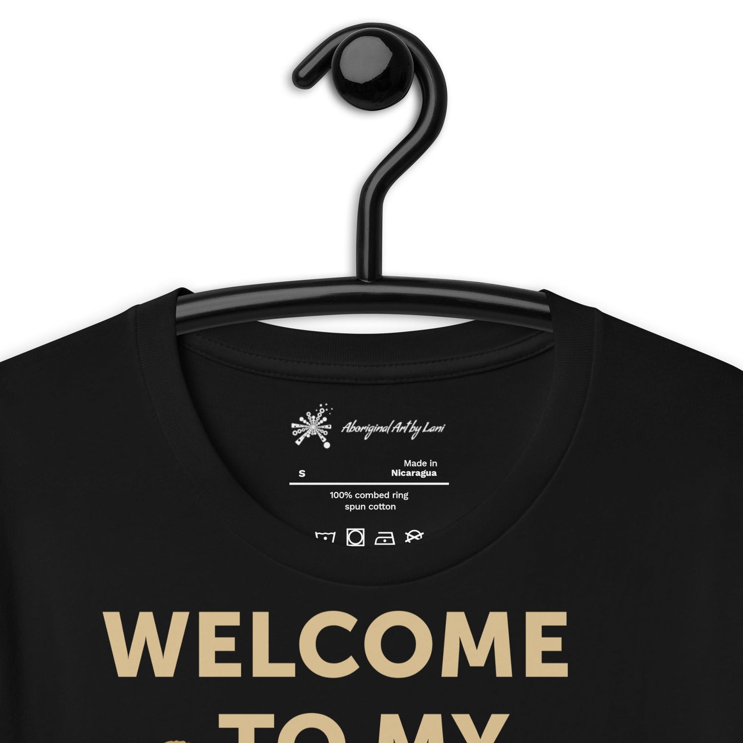 "Welcome to MY Country" T-Shirt - Aboriginal Art by Lani