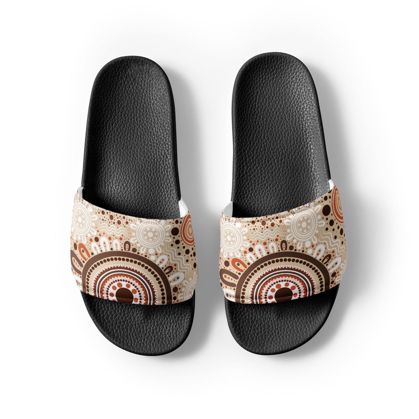 "Woven Together" Men’s Slides - Aboriginal Art by Lani
