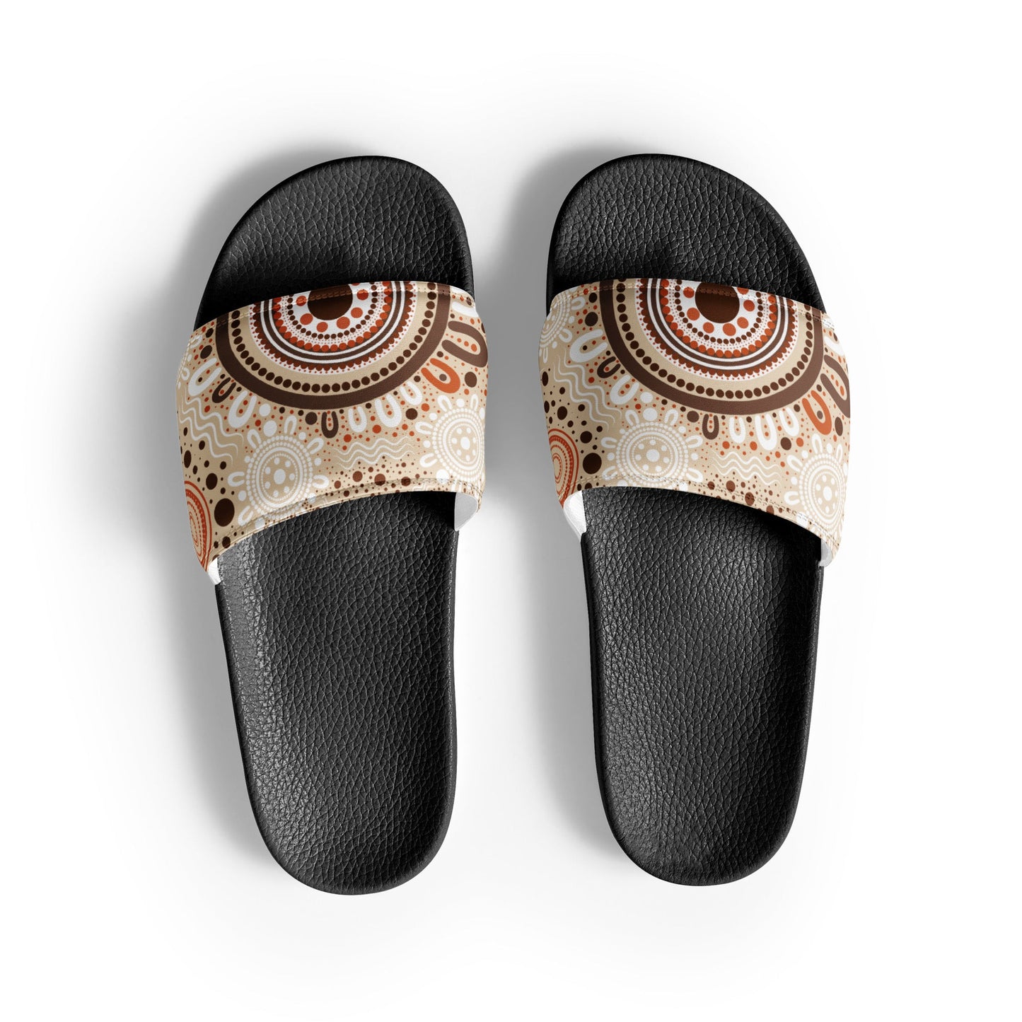 "Woven Together" Women's Slides - Aboriginal Art by Lani