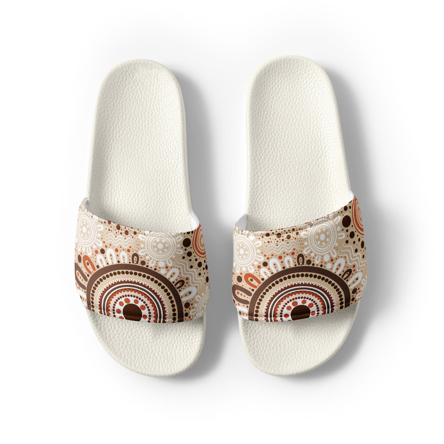"Woven Together" Women's Slides - Aboriginal Art by Lani
