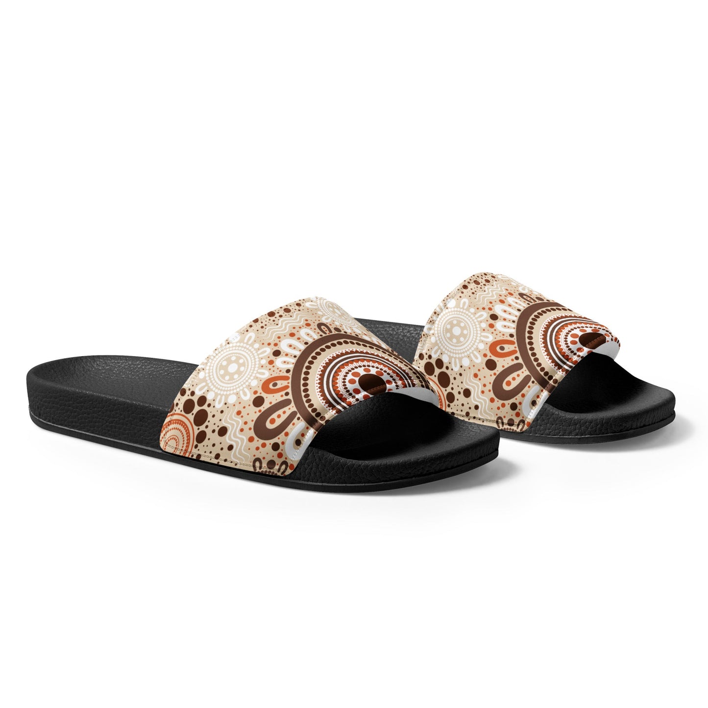 "Woven Together" Women's Slides - Aboriginal Art by Lani