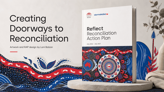 Creating Doorways to Reconciliation for dormakaba’s Reflect RAP - Aboriginal Art by Lani