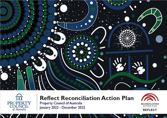 Aboriginal, Graphic Design, Reconciliation Action Plan, Design, Logo, Property Council of Australia