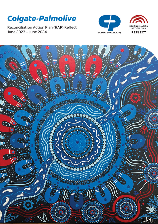 Colgate, Palmolive, RAP, Reconciliation Action Plan, Graphic Design, Aboriginal, Art