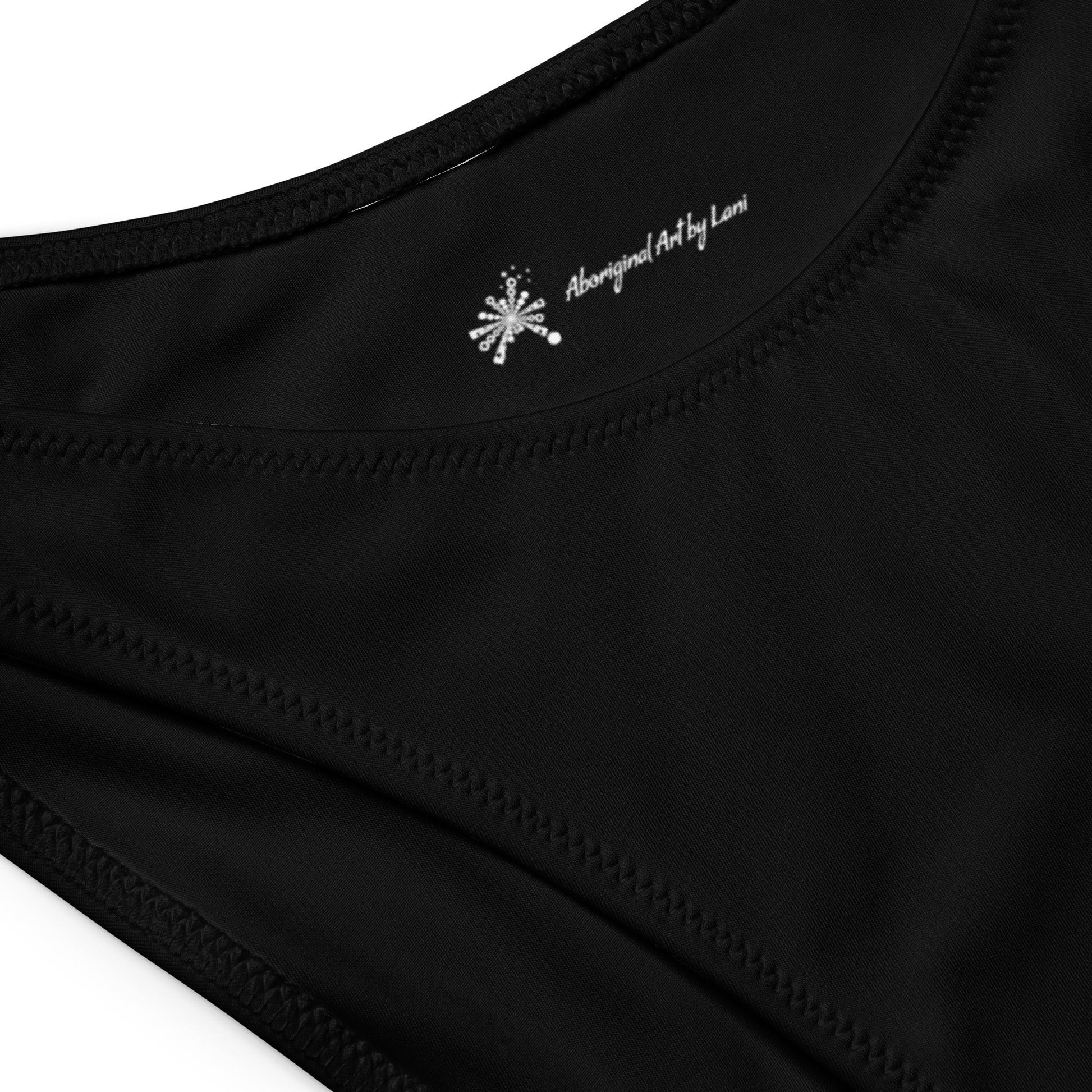 Aboriginal Flag Bandeau Bikini - Aboriginal Art by LaniBikini