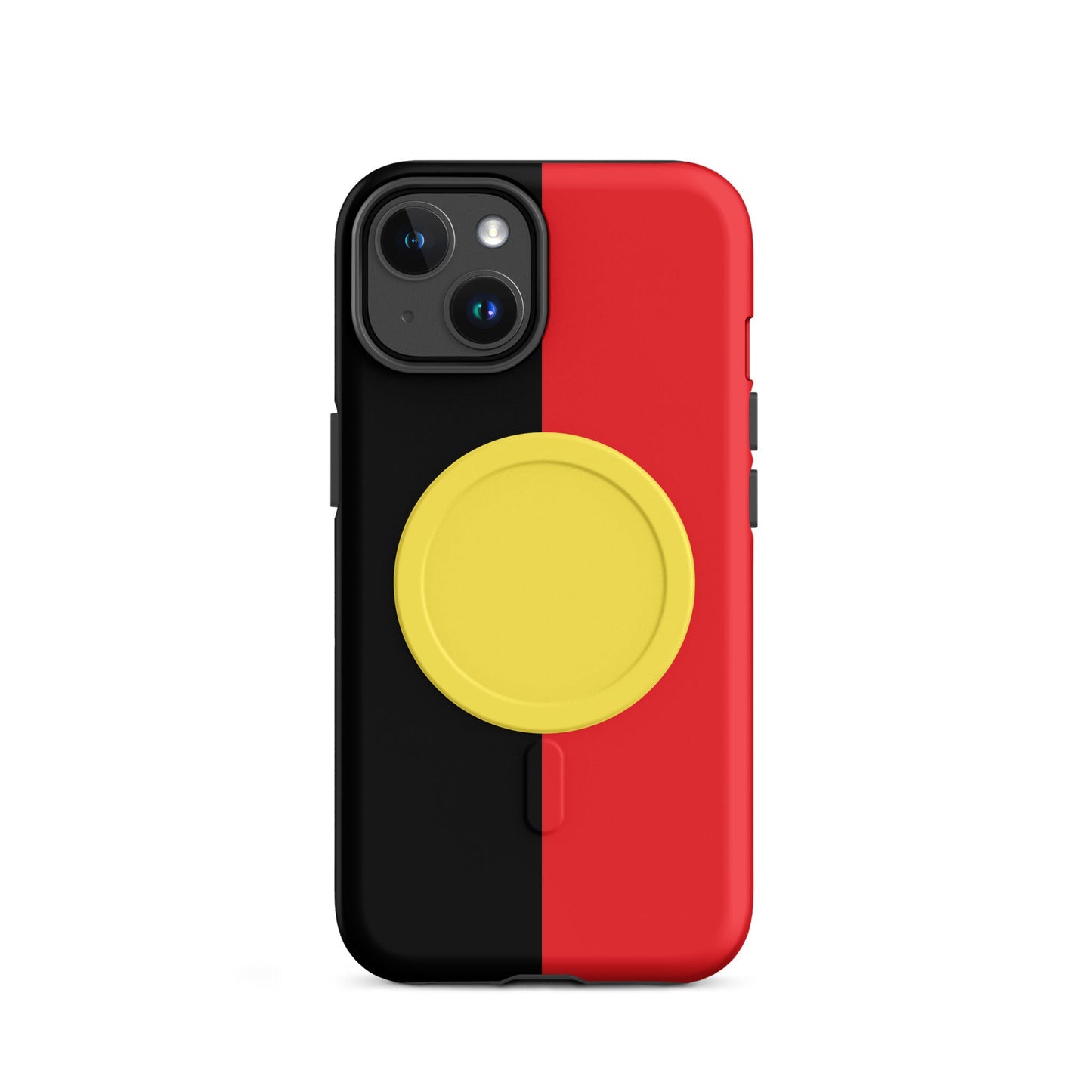 Aboriginal Flag MagSafe® tough case for iPhone® - Aboriginal Art by LaniPhone Case