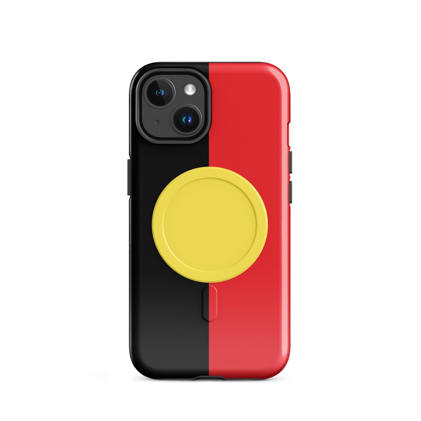 Aboriginal Flag MagSafe® tough case for iPhone® - Aboriginal Art by LaniPhone Case