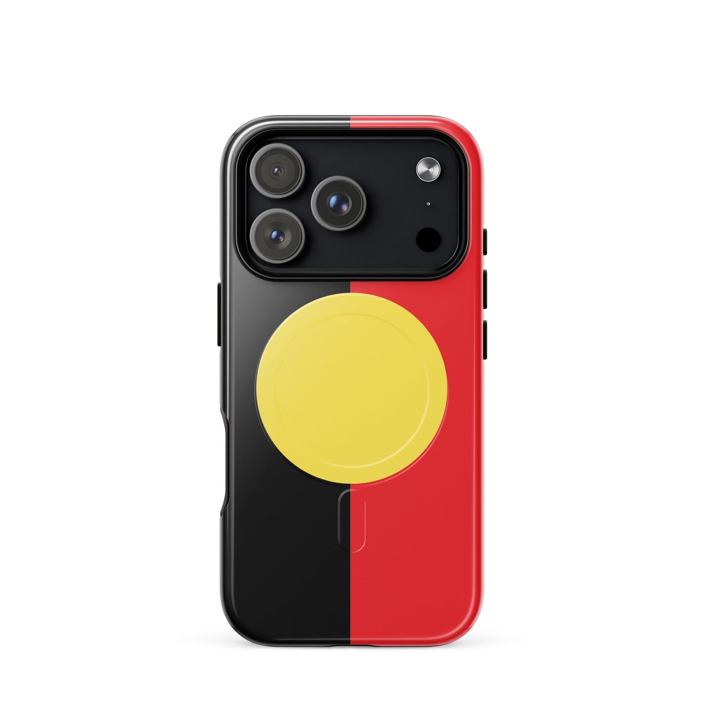Aboriginal Flag MagSafe® tough case for iPhone® - Aboriginal Art by LaniPhone Case
