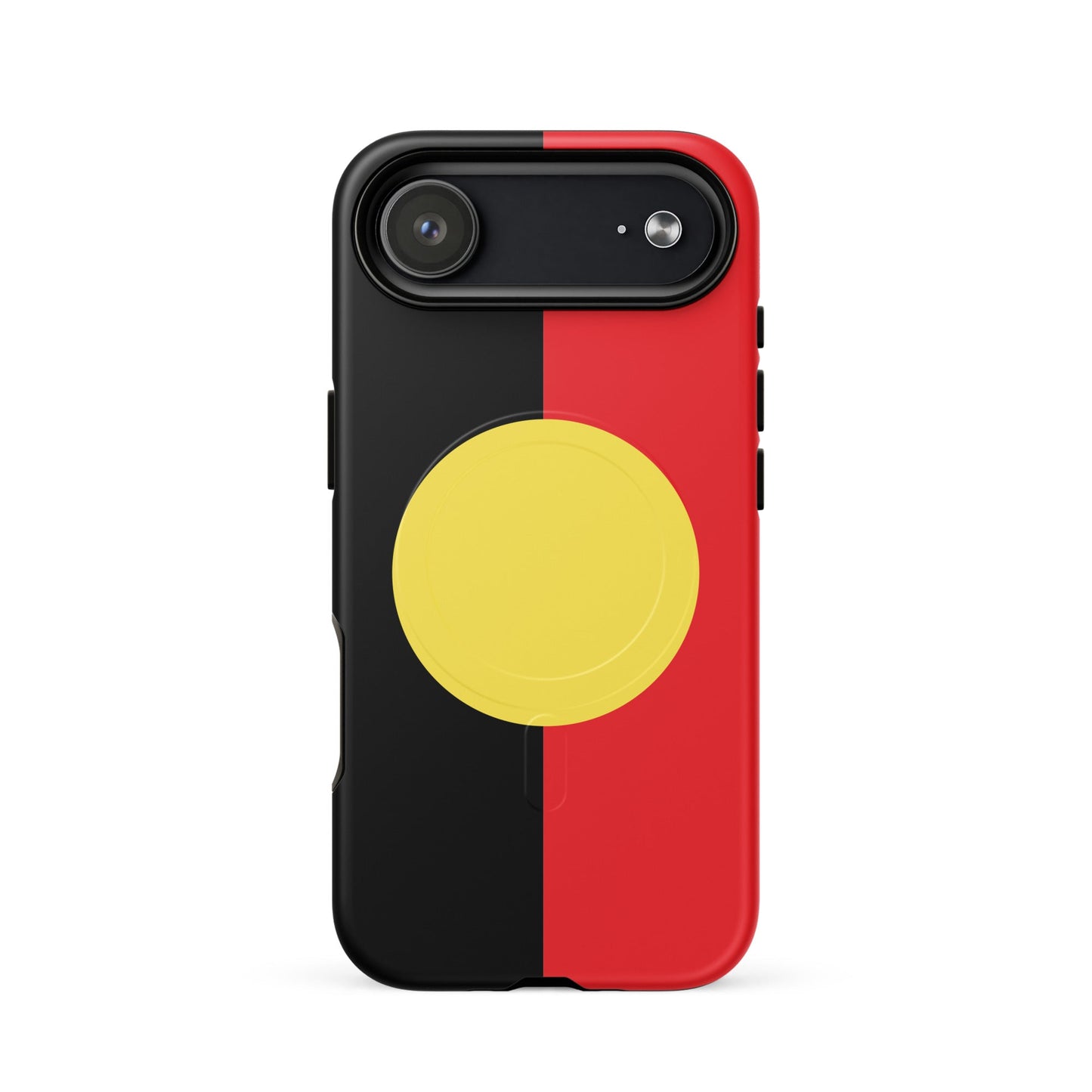 Aboriginal Flag MagSafe® tough case for iPhone® - Aboriginal Art by LaniPhone Case