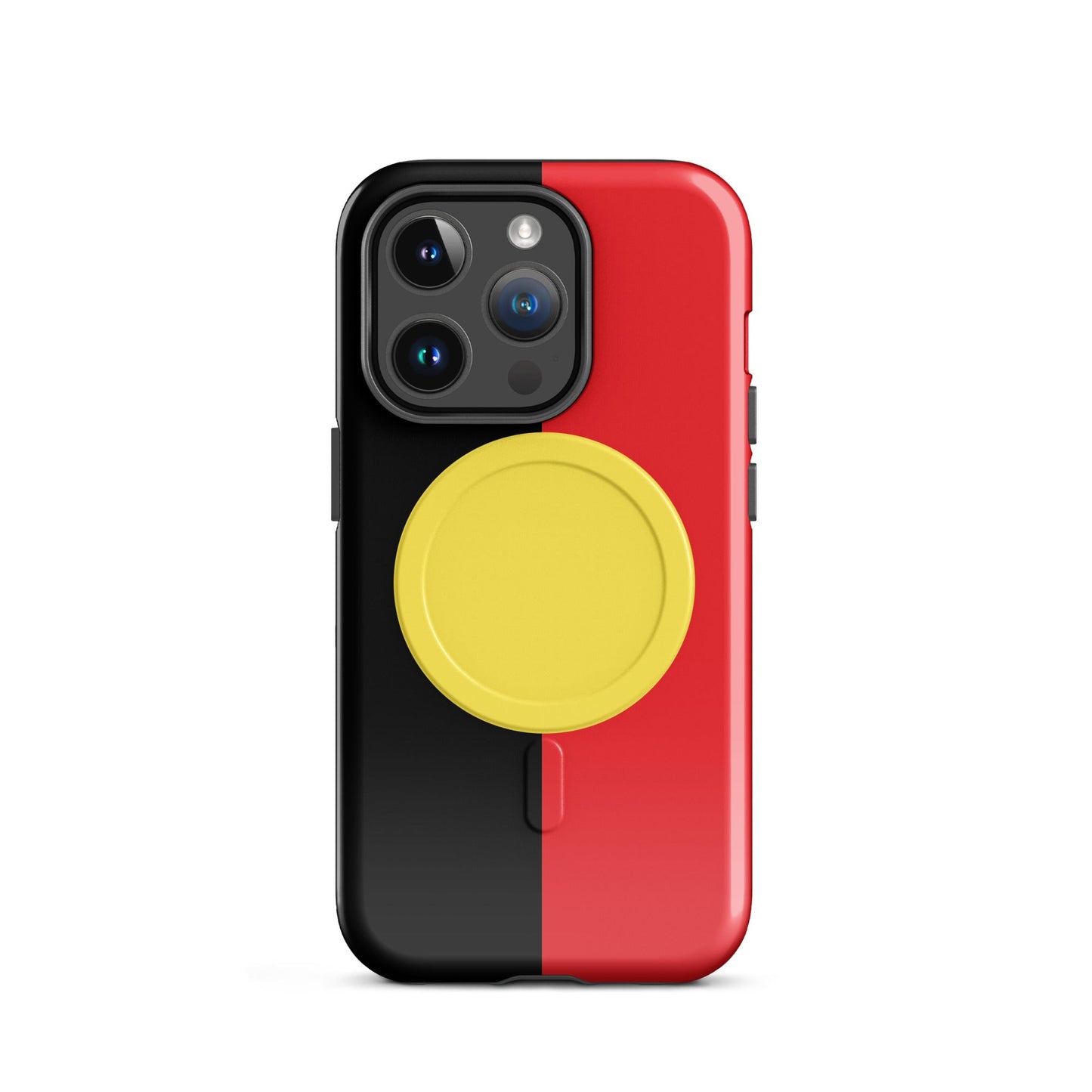 Aboriginal Flag MagSafe® tough case for iPhone® - Aboriginal Art by LaniPhone Case