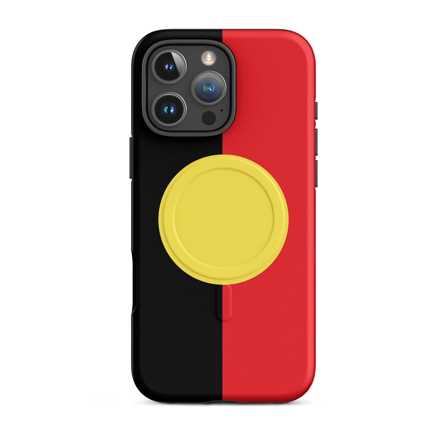 Aboriginal Flag MagSafe® tough case for iPhone® - Aboriginal Art by LaniPhone Case
