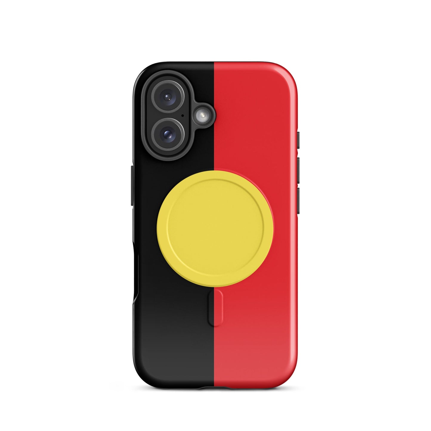 Aboriginal Flag MagSafe® tough case for iPhone® - Aboriginal Art by LaniPhone Case