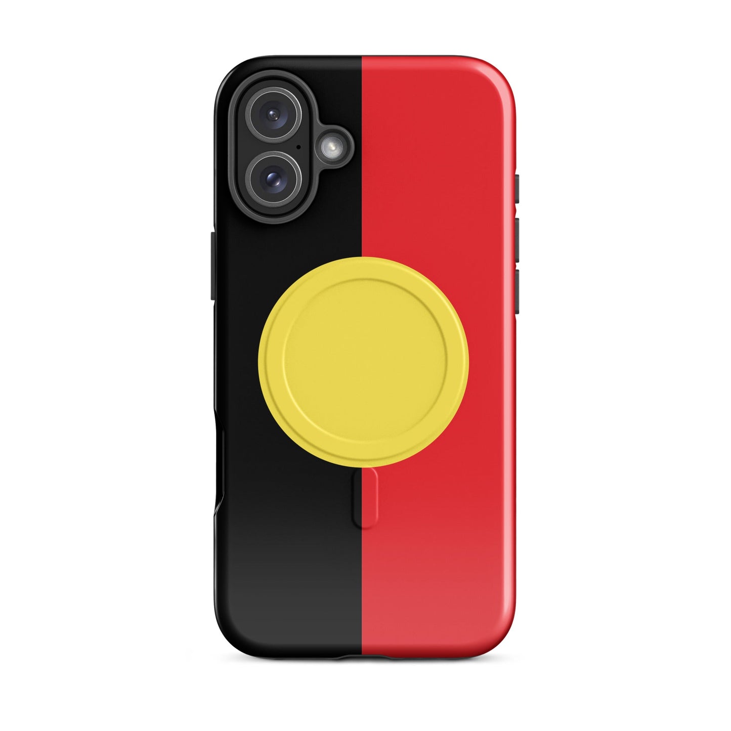 Aboriginal Flag MagSafe® tough case for iPhone® - Aboriginal Art by LaniPhone Case
