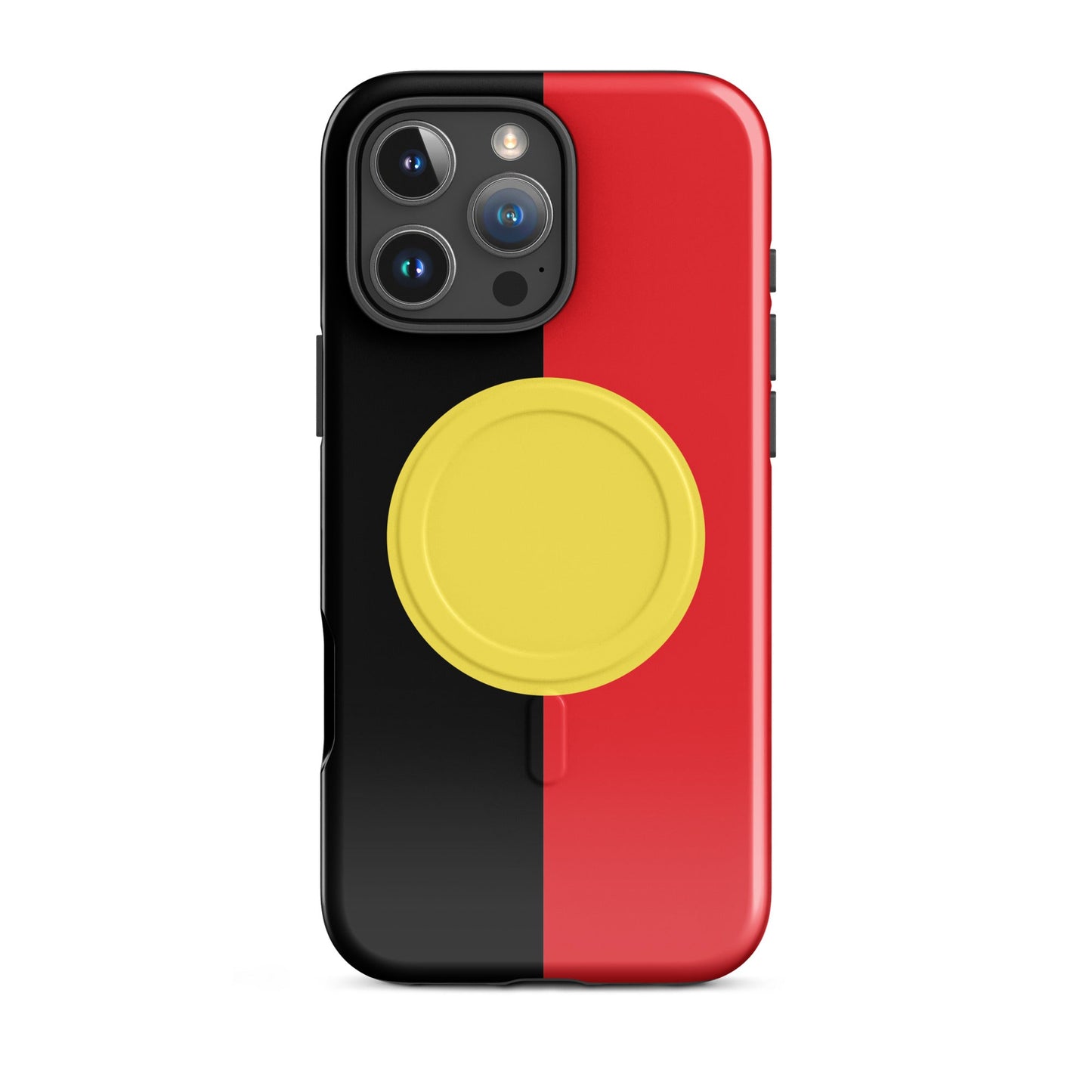 Aboriginal Flag MagSafe® tough case for iPhone® - Aboriginal Art by LaniPhone Case