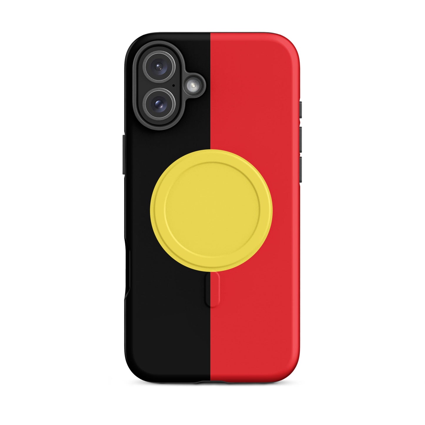 Aboriginal Flag MagSafe® tough case for iPhone® - Aboriginal Art by LaniPhone Case