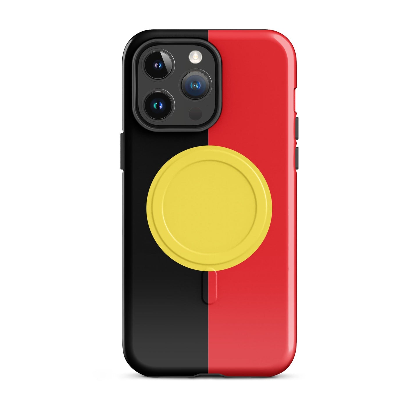 Aboriginal Flag MagSafe® tough case for iPhone® - Aboriginal Art by LaniPhone Case