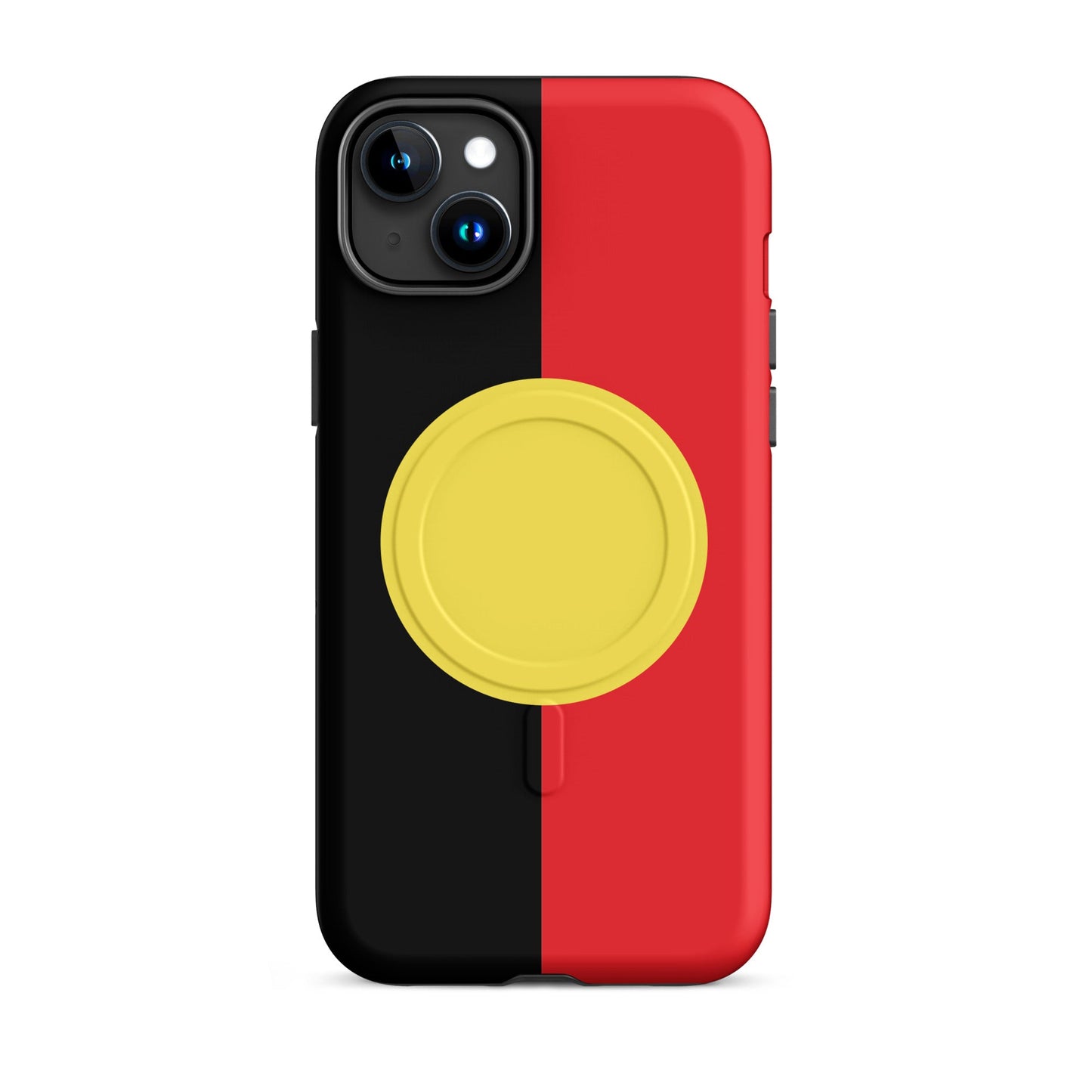 Aboriginal Flag MagSafe® tough case for iPhone® - Aboriginal Art by LaniPhone Case