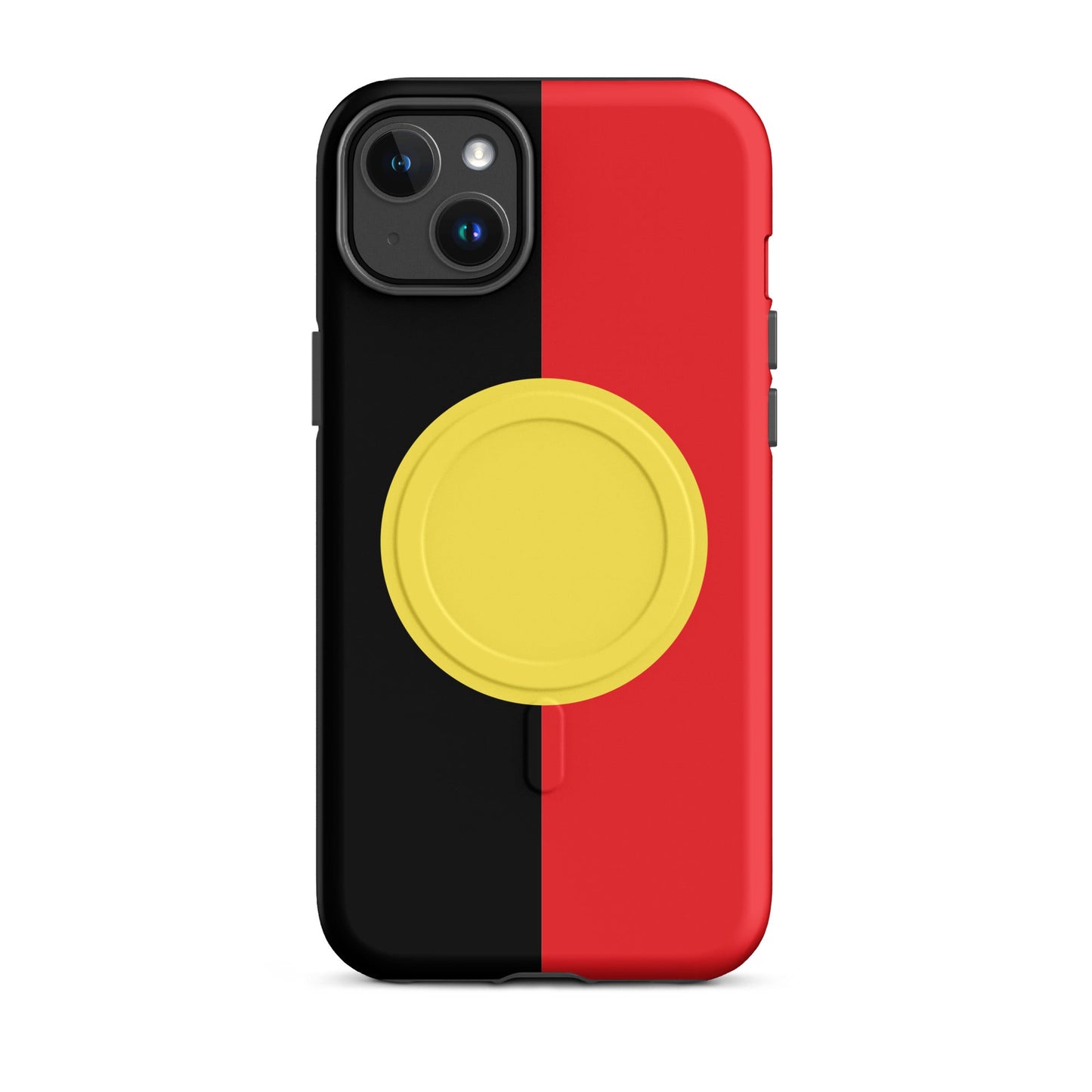 Aboriginal Flag MagSafe® tough case for iPhone® - Aboriginal Art by LaniPhone Case