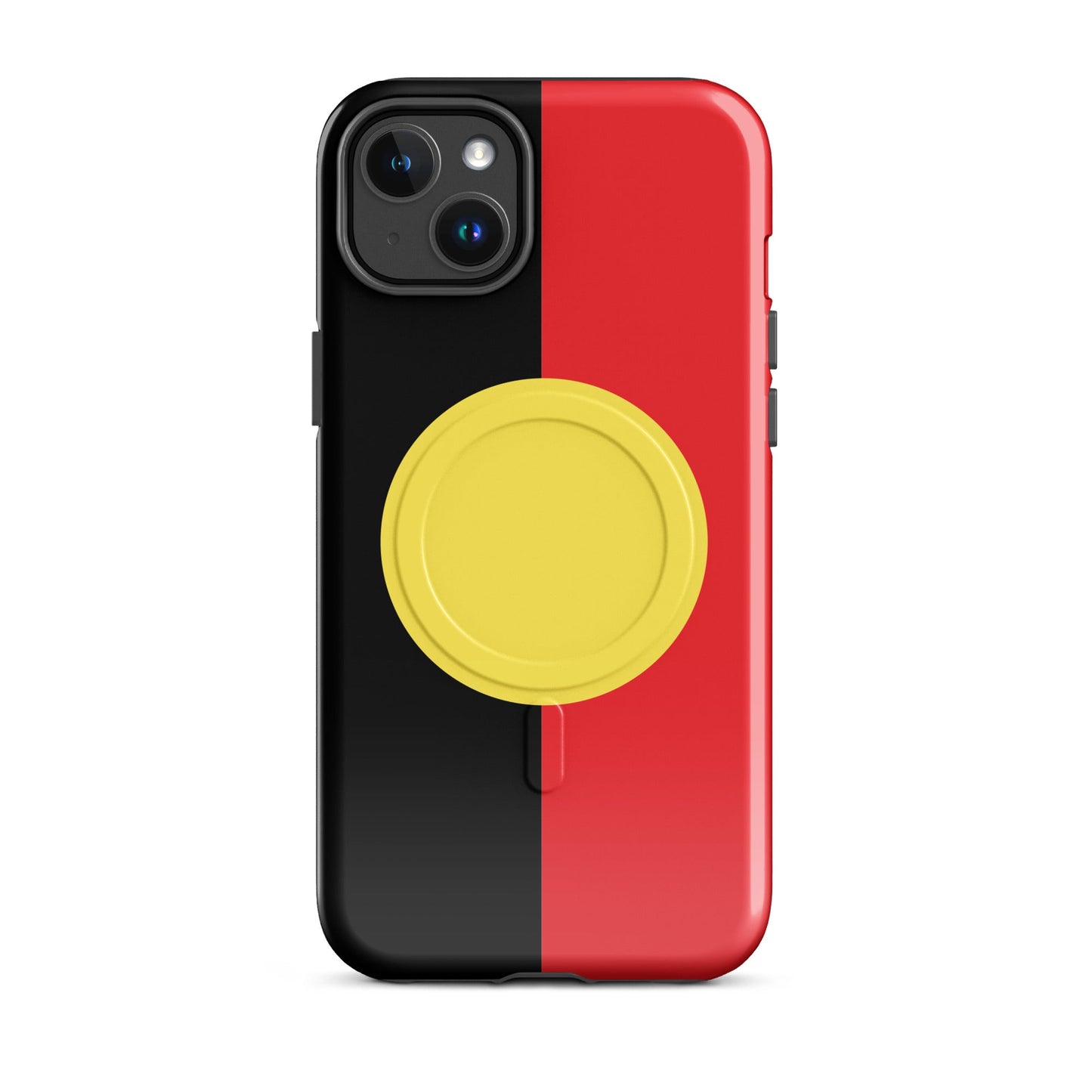 Aboriginal Flag MagSafe® tough case for iPhone® - Aboriginal Art by LaniPhone Case