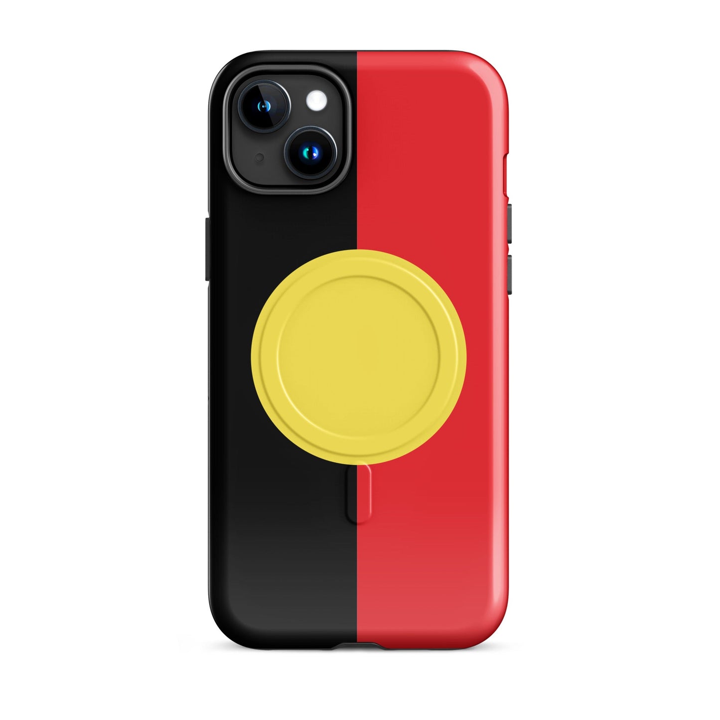 Aboriginal Flag MagSafe® tough case for iPhone® - Aboriginal Art by LaniPhone Case