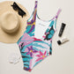 Flowers and Butterflies Collection One-Piece Swimsuit