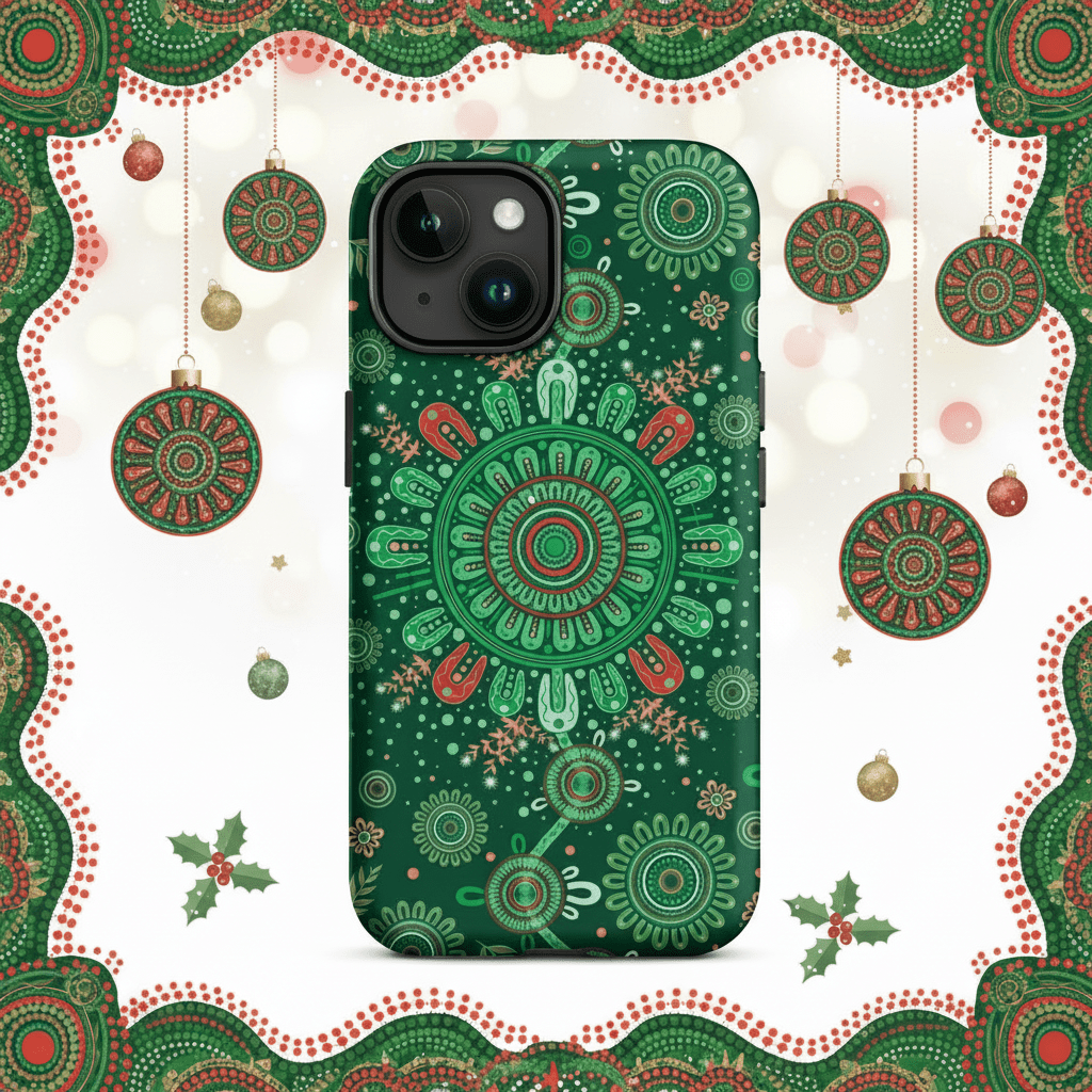 Chirstmas MagSafe® Tough Case for iPhone® - Aboriginal Art by Lani
