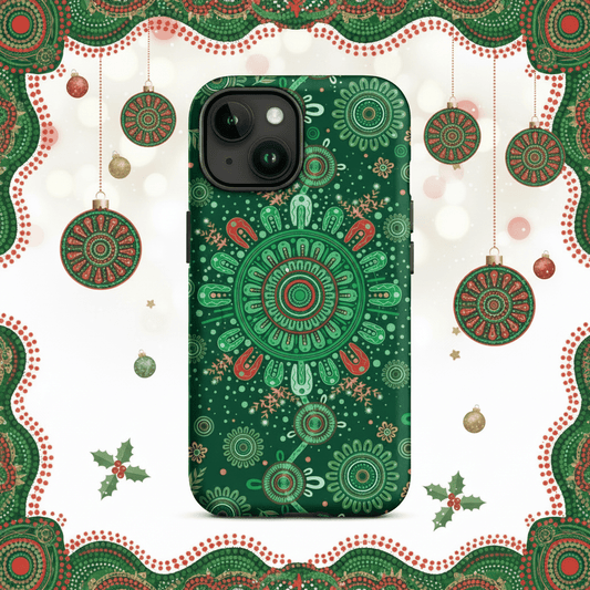 Chirstmas MagSafe® Tough Case for iPhone® - Aboriginal Art by Lani