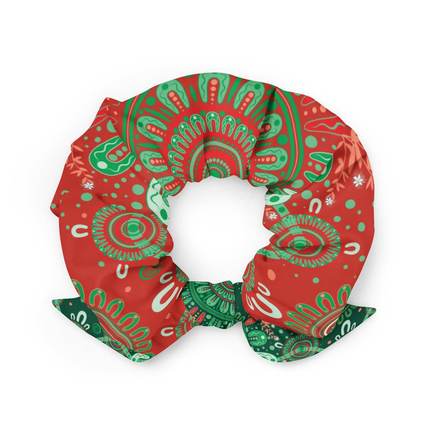 Christmas Scrunchie v2 - Aboriginal Art by Lani