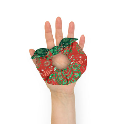 Christmas Scrunchie v2 - Aboriginal Art by Lani