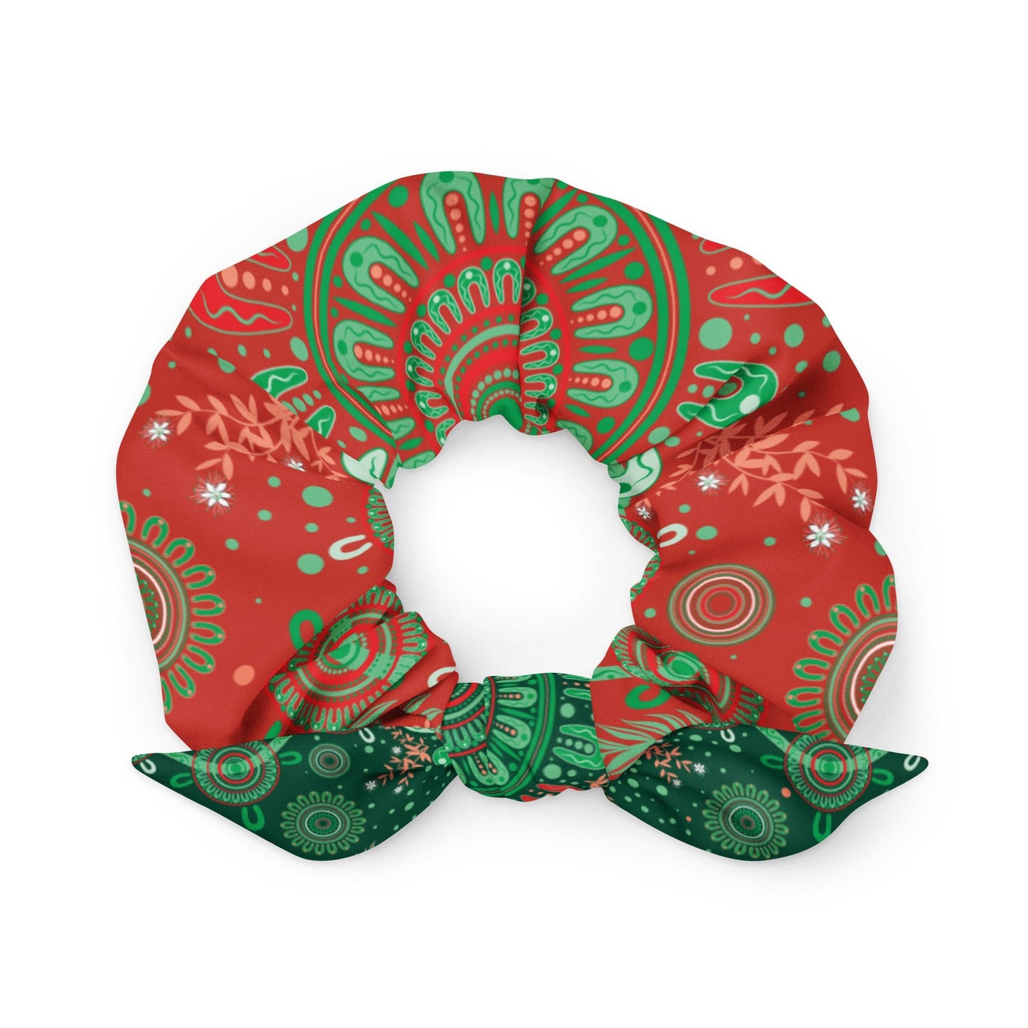 Christmas Scrunchie v2 - Aboriginal Art by Lani