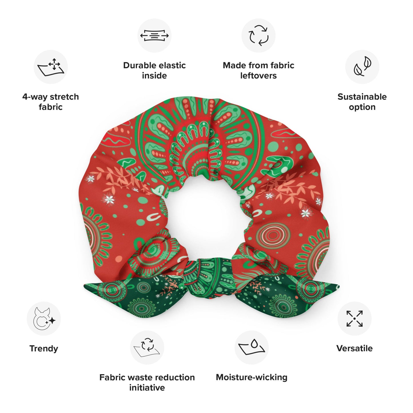 Christmas Scrunchie v2 - Aboriginal Art by Lani