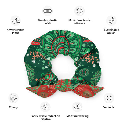 Christmas Scrunchie - Aboriginal Art by Lani