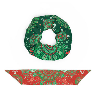 Christmas Scrunchie - Aboriginal Art by Lani