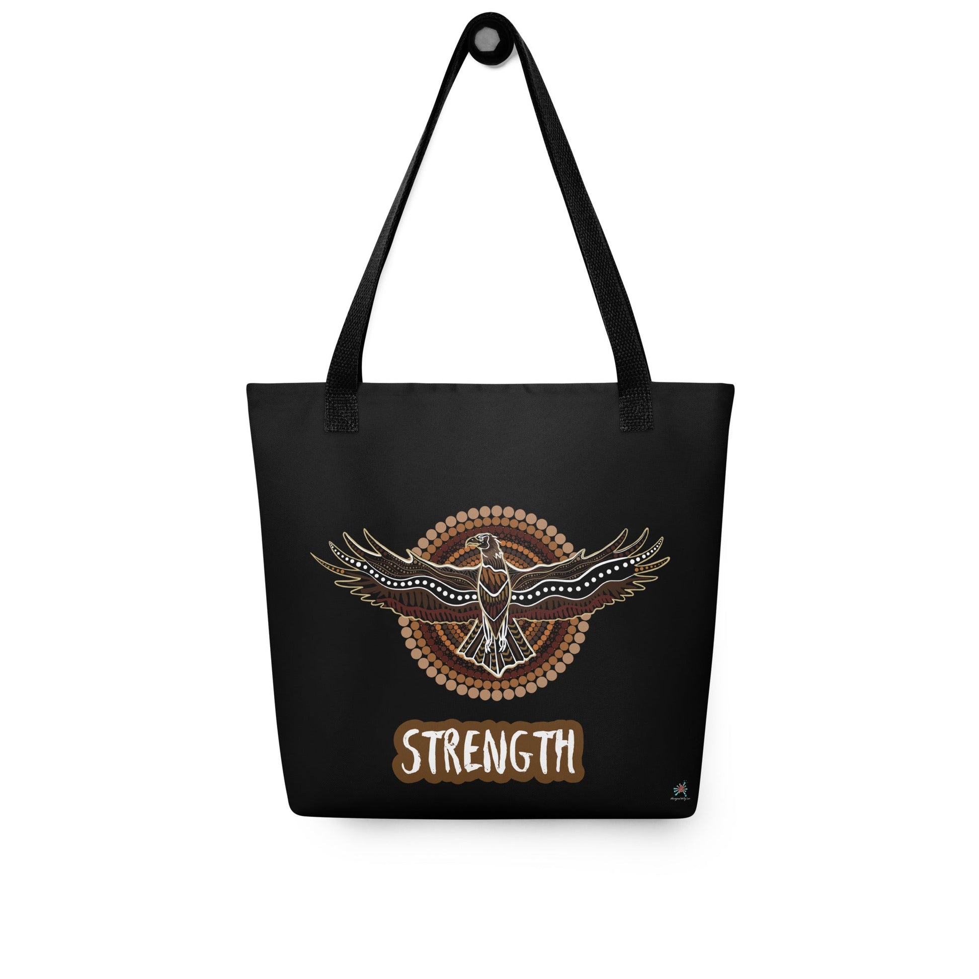 Eagle Strength Tote Bag - Aboriginal Art by LaniBags