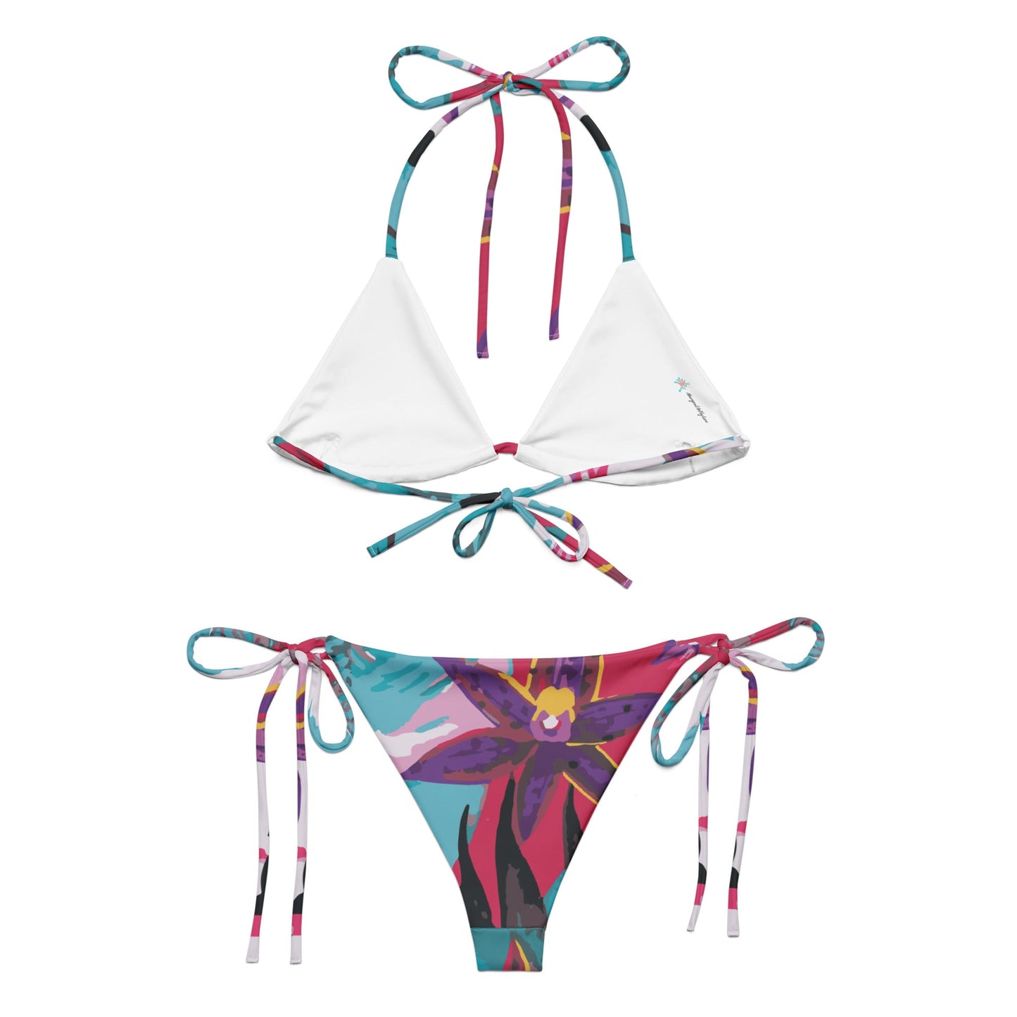 Flowers and Butterflies Collection Bikini Set - Aboriginal Art by LaniBikini