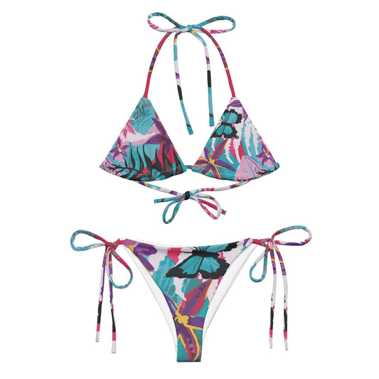 Flowers and Butterflies Collection Bikini Set - Aboriginal Art by LaniBikini