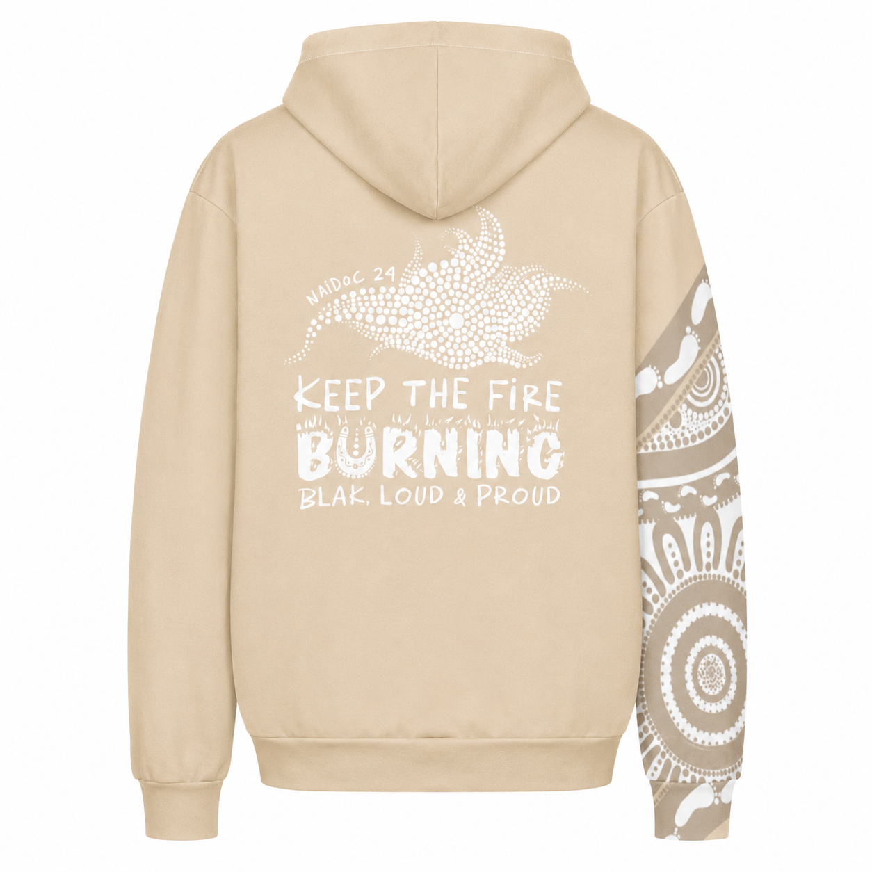 Gathering and Pathways NAIDOC 2024 Oversized Cotton Hoodie