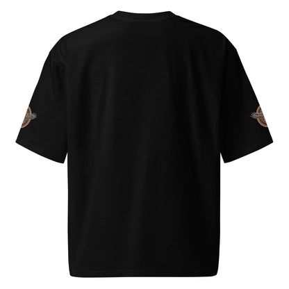 Majestic Eagle Oversized T-Shirt – Strength, Resilience, and Style - Aboriginal Art by Lani