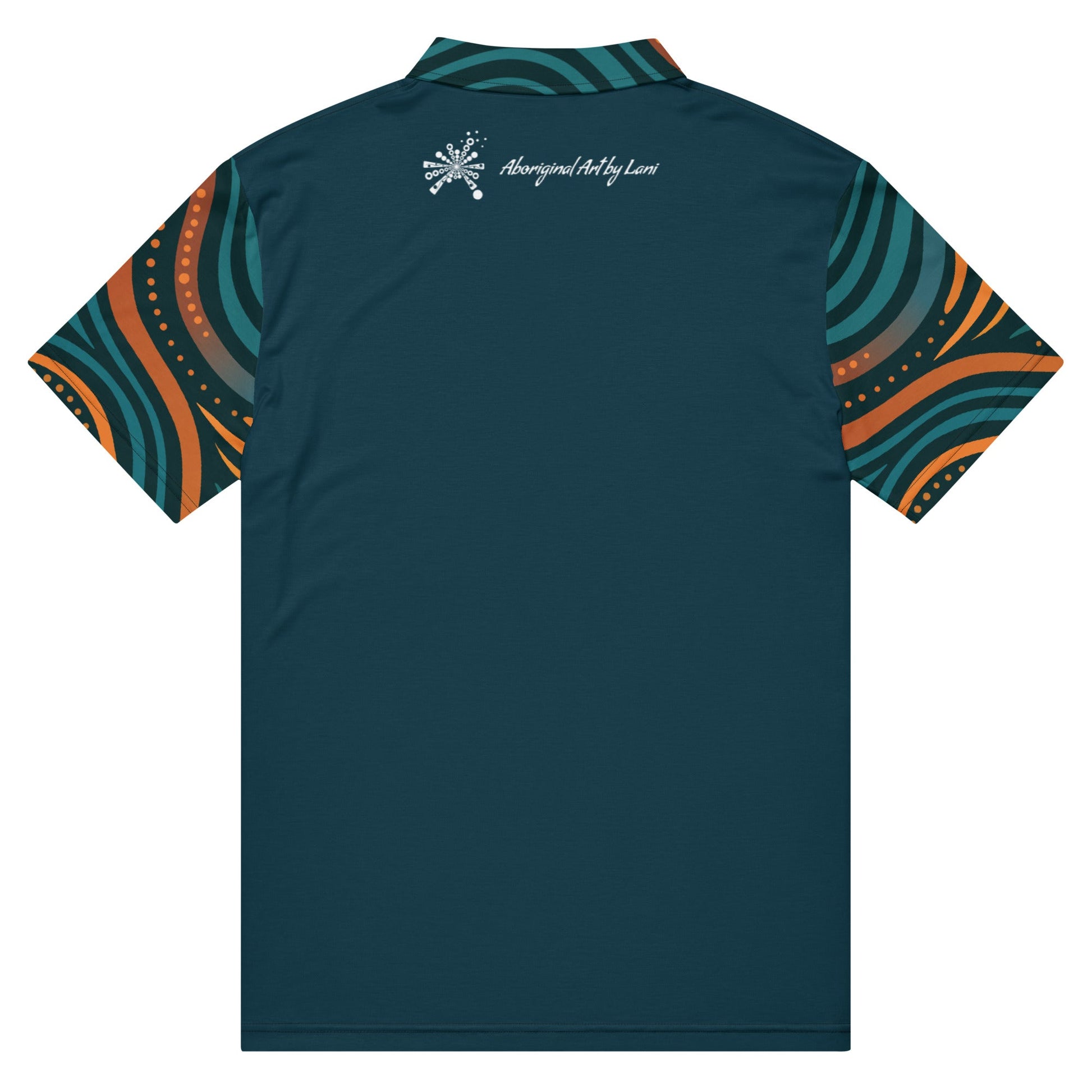 NAIDOC 25 Echoes of the Past, Vision for the Future Polo Shirt - Aboriginal Art by LaniPolo Shirt