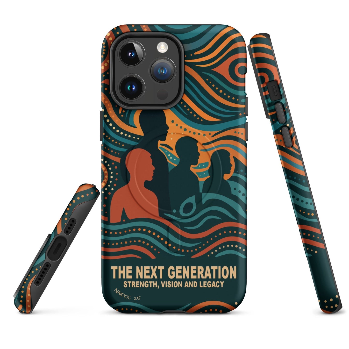 NAIDOC 25 "The Next Generation" MagSafe® Tough Case for iPhone® - Aboriginal Art by Lani