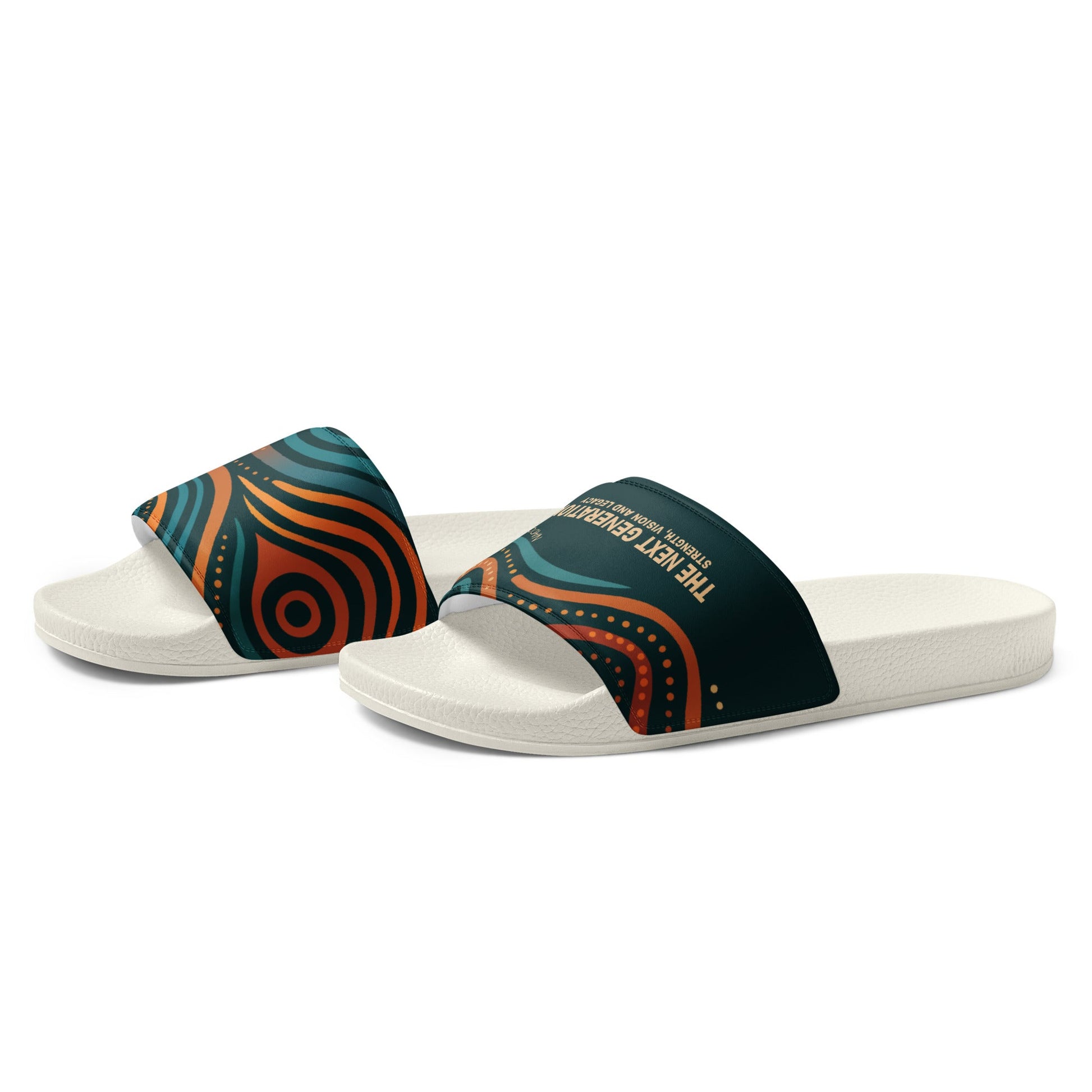 NAIDOC 25 "The Next Generation" Men’s Slides - Aboriginal Art by Lani