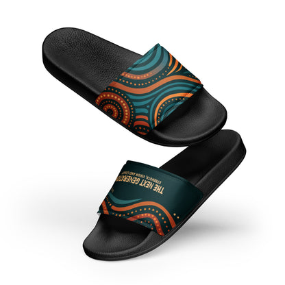 NAIDOC 25 "The Next Generation" Men’s Slides - Aboriginal Art by Lani