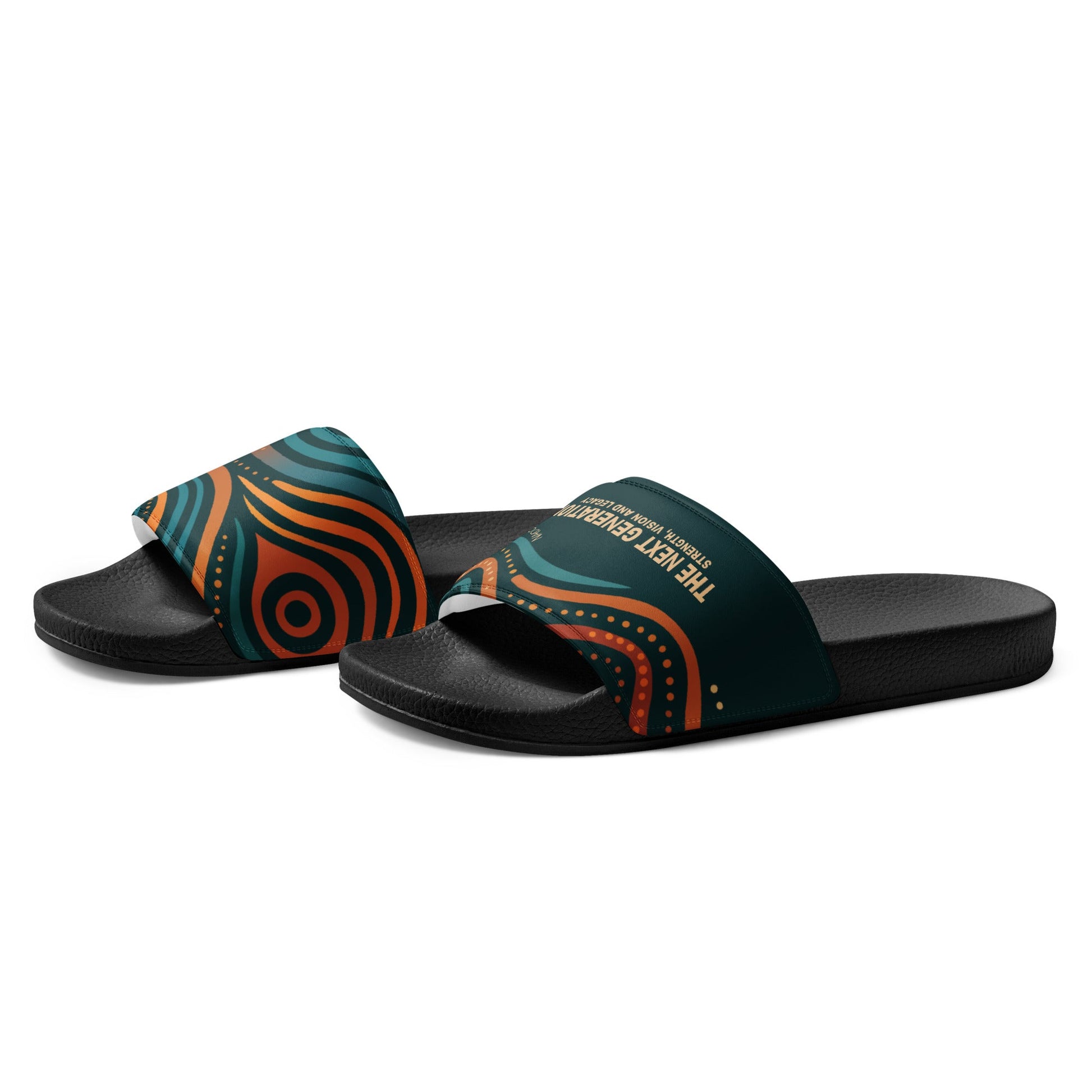NAIDOC 25 "The Next Generation" Men’s Slides - Aboriginal Art by Lani