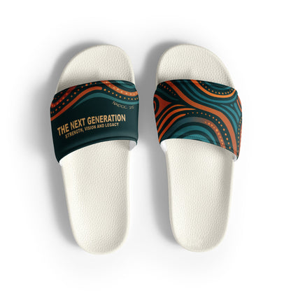 NAIDOC 25 "The Next Generation" Men’s Slides - Aboriginal Art by Lani